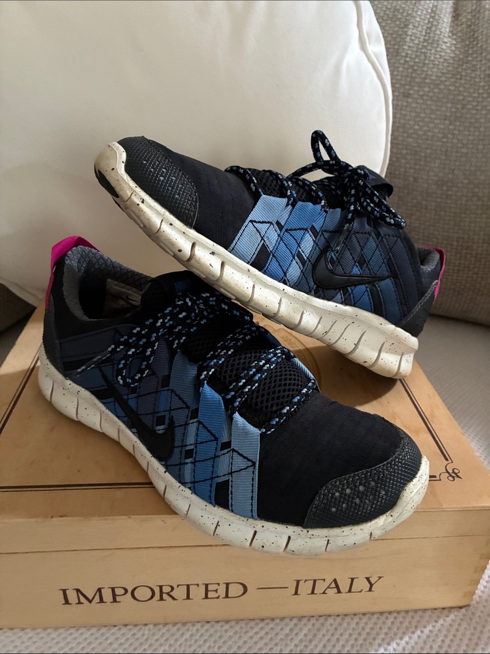 Nike Women’s Black, Blue & Pink Training Sneakers